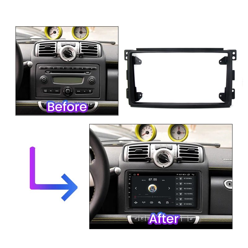 ȵ̵   Ƽ̵ ÷̾ ú   ڵ ޸- Smart fortwo 2006-2009  ú  ŰƮ