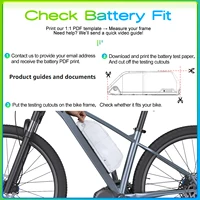 Batterie de vélo électrique 48V 36V 52V tube inférieur Hailong 21700 18650 cellules 13Ah 16 20Ah batterie au Lithium d'origine pour moteur de vélo électrique 6