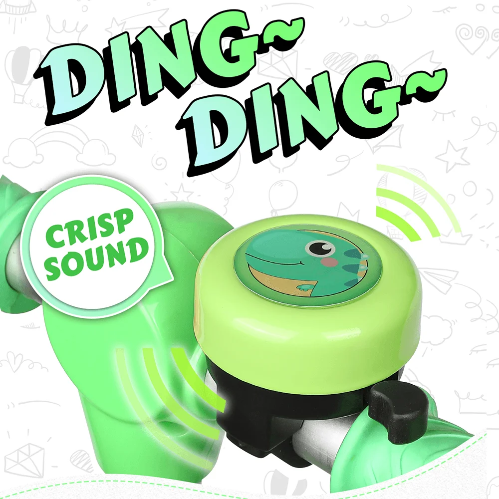Children's Mini Cute Bicycle Bell - Fun Ring Alarm for Scooters and Tricycles
