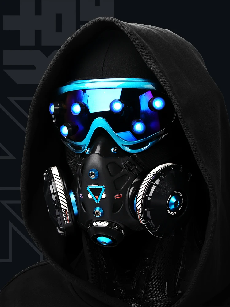 CyberpunkマスクTan03ガスマスク、cos科学的映画および小物用