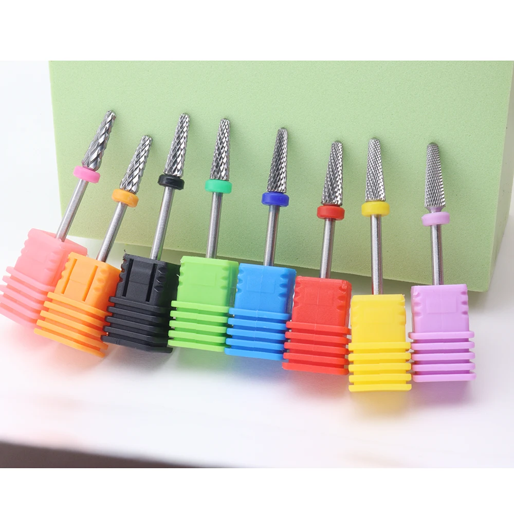 4mm 텅스텐 카바이드 네일 드릴 비트 ? 젤 제거 및 릿지 스무딩