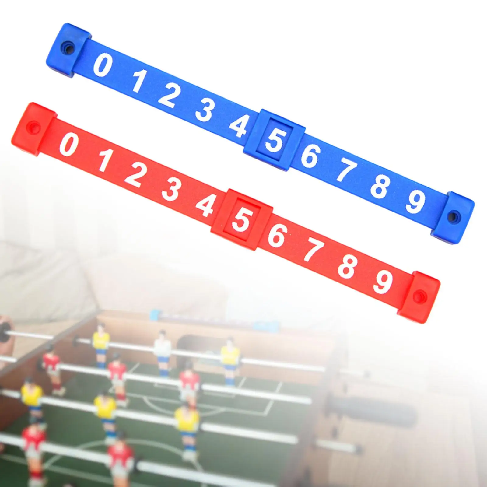 2x Foosball Table Scoreboard Foosball Score Counter Kids Portable Table Football Score Keeper for Standard Tables