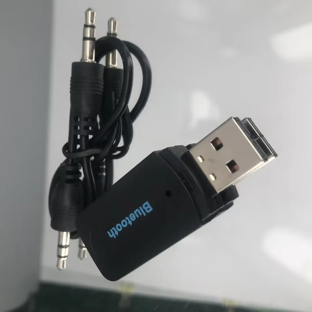 Usb Draadloze Bluetooth-Compatibele Muziek Single 3.5Mmaux Jack Ontvanger Adapter Audio Ontvanger Luidspreker Connector Voor Auto Android