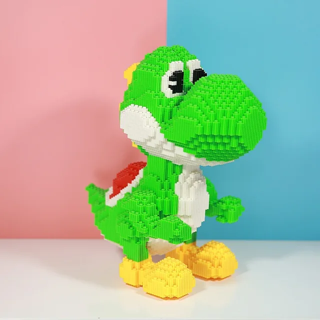 Super Mario Series Yaoxi Dinosaur Small Particle Bricks Children's Assembled Building Blocks Toy Boy Bi 5