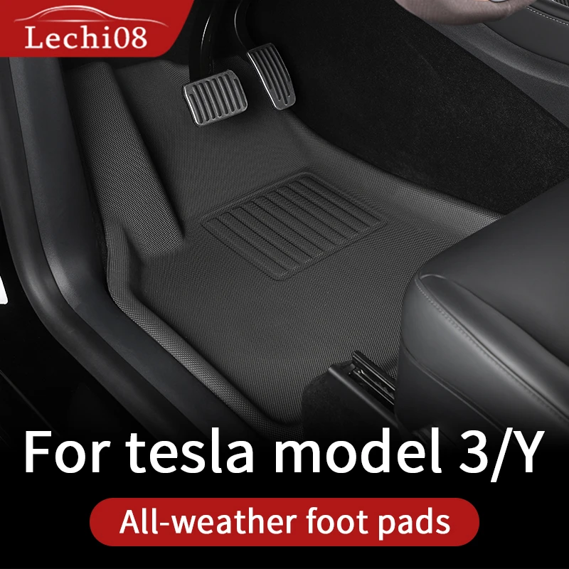 Merchandising ervaring genade Xpe Vloermat Voor Tesla Model Y Vloermatten Model 3 Accessoires 2022 2023  2016 Tesla 3 Drie Tesla Y Accessoires Tapijt|Vloermatten| - AliExpress