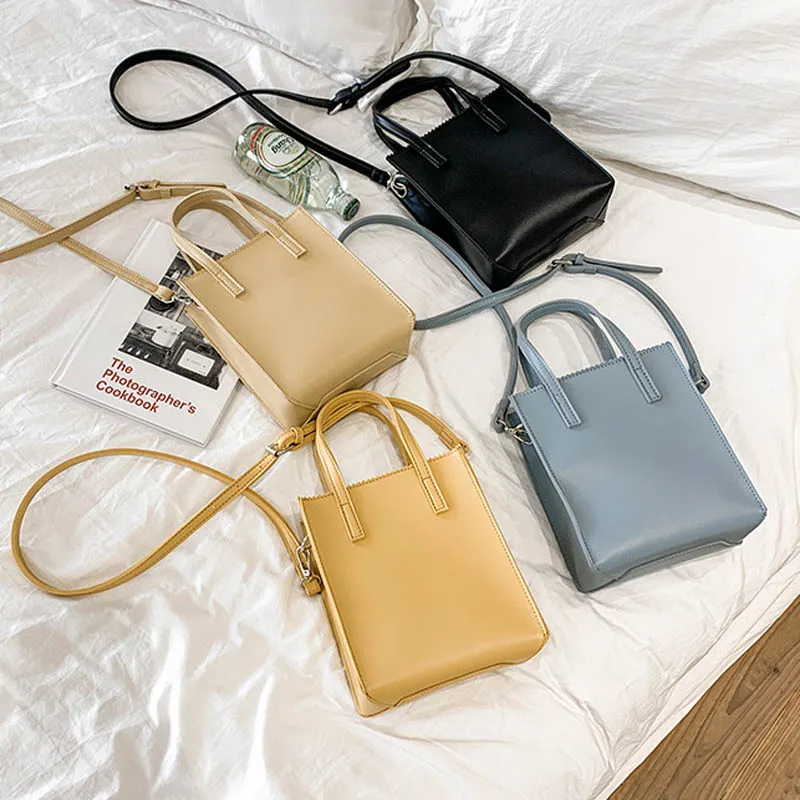 

Fashion Shoulder Bag For Women Luxury Handbag 2022 New Candy Color Crossbody Pouch Shopping Bag PU Leather Women Tote Bags