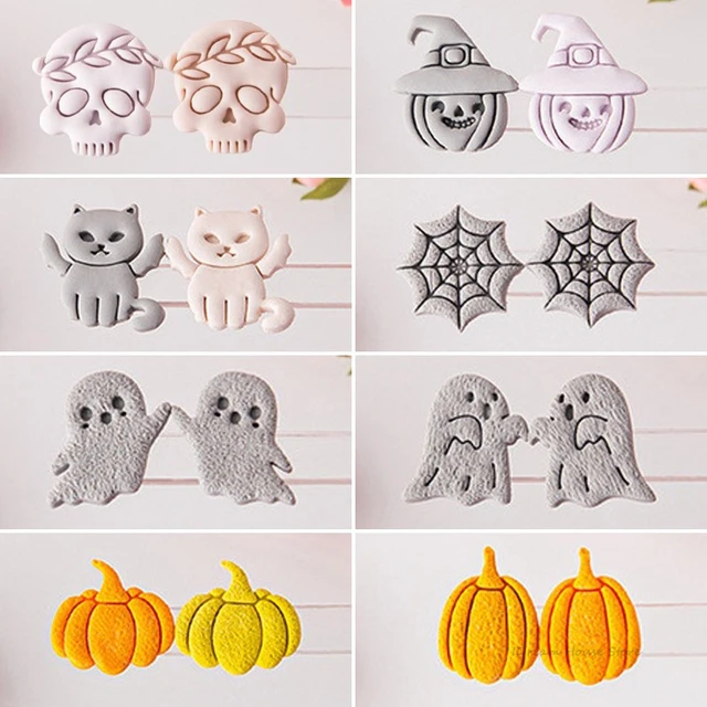 Polymer Clay cutters, Cat Pumpkin clay cutter