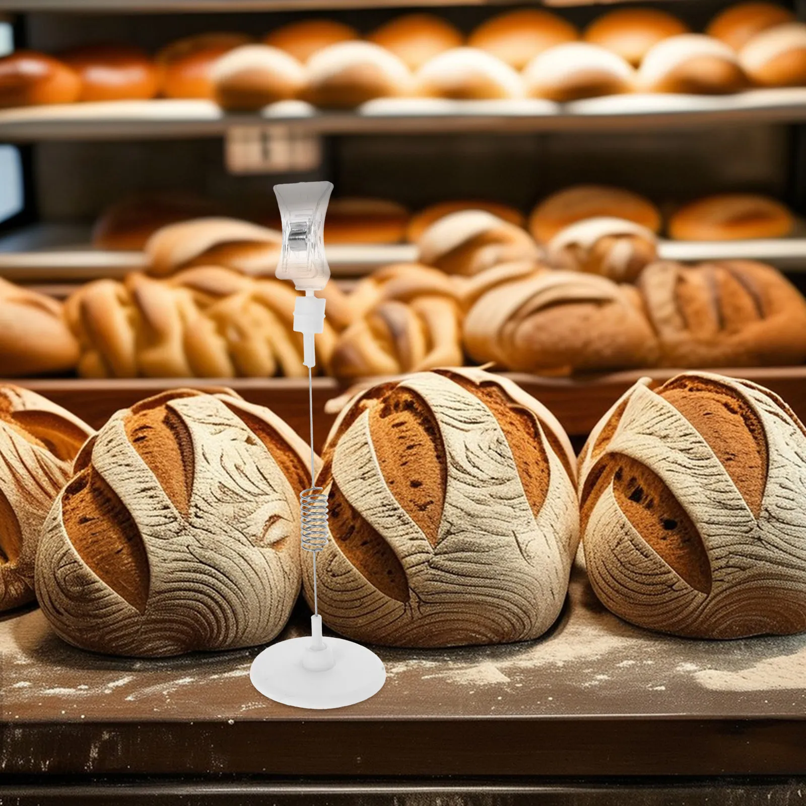 6Pcs 클립온 디스크 라벨 홀더 소매점 슈퍼마켓 가격 카드 정리함 재사용 가능한 가격 표시 표시판에 다용도로 사용 가능