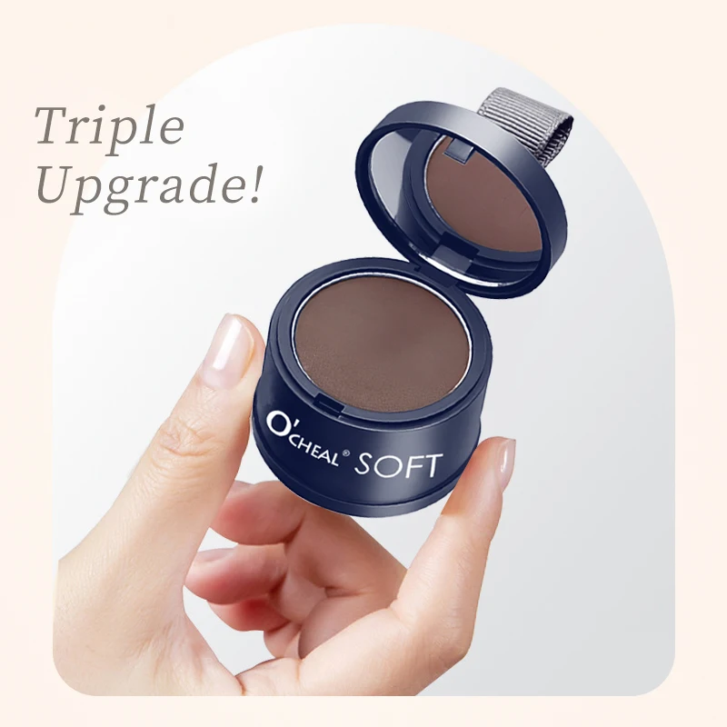 Hair Line Powder Black Root Cover Up Natural Instant Waterproof Hairline Shadow Powder Hair Concealer Coverage Styling O'CHEAL