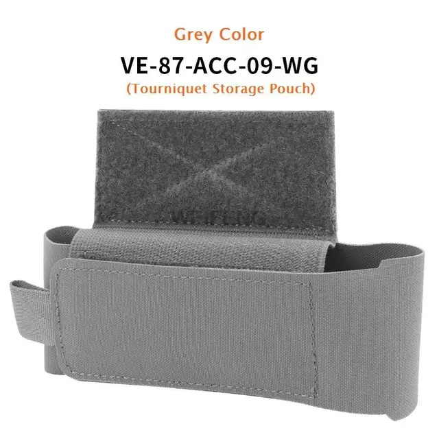 gray pouch