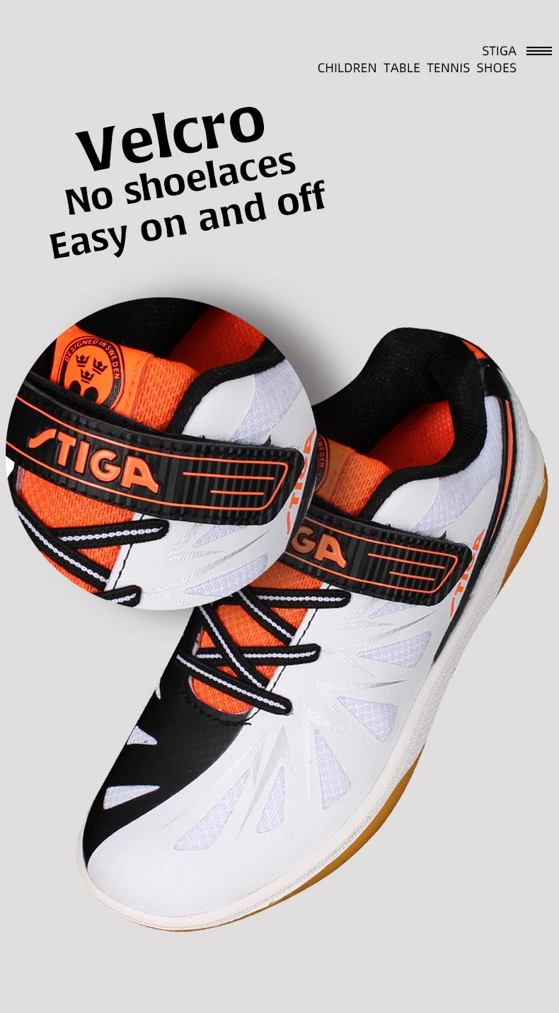 Description Picture 6 of itemStiga Children Table Tennis Shoes New Arrival For Kids Boy Girls Ping Pong Sport Sneakers