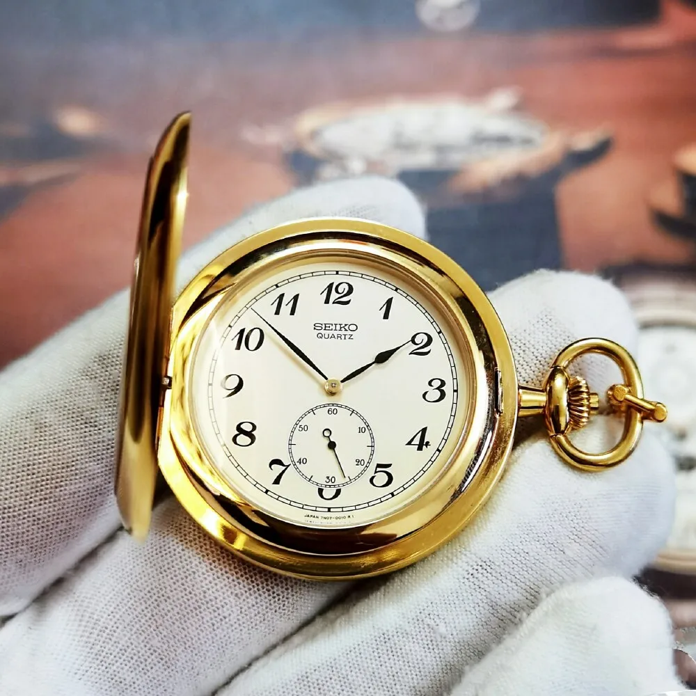 

Кварцевые электронные карманные часы seiko с клапаном, представленные премьер-министром Японии