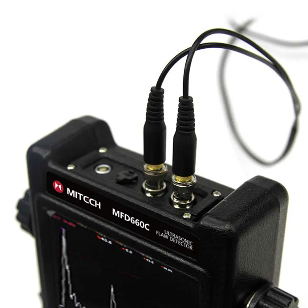 MFD660C Portable High-precision Ultrasonic Flaw Detector intelligent digital NDT Equipment range 0 ~9999 mm