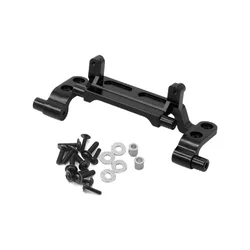 Enhanced Metal Chassis Gearbox Assembly with Pull Rod and Shock Absorber (Black servo seat)