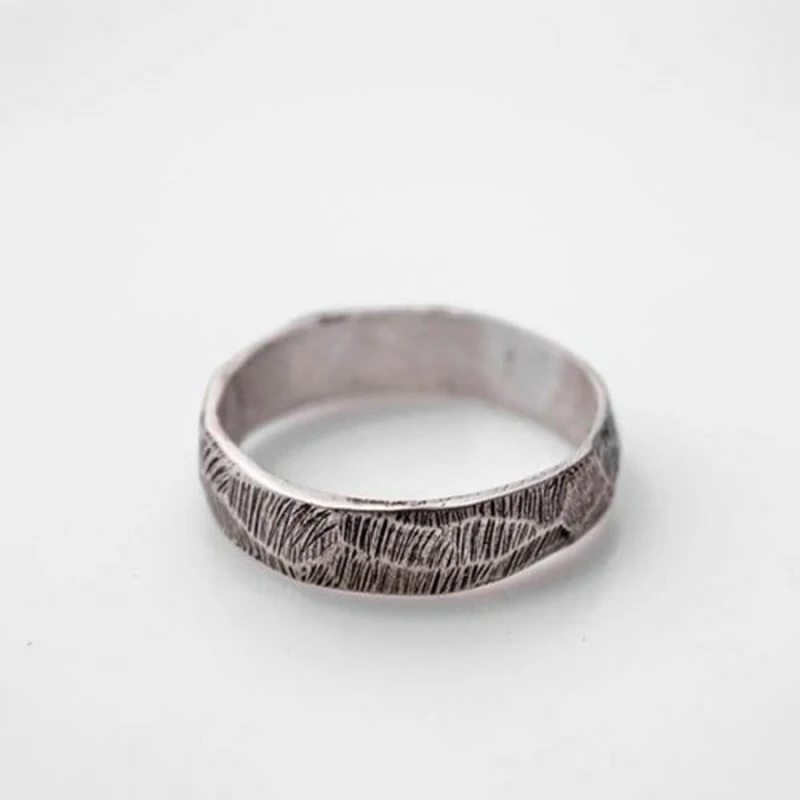 Onlysda Viking Gothic Stainless Steel Geometry Ring Men Wedding Rings Womens Band Jewelry Gift Anel