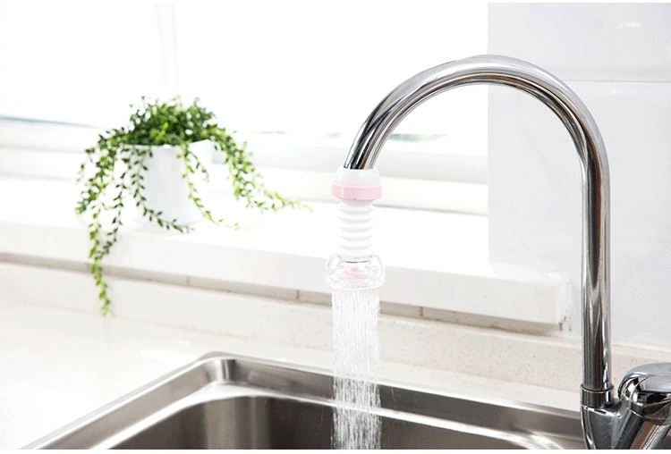 Description Picture 5 of itemKitchen Faucet Tap Extender 360 Adjustable Flexible Water Filter Outlet Head Splash-Proof Water Saving Sprayer Filter Diffuser