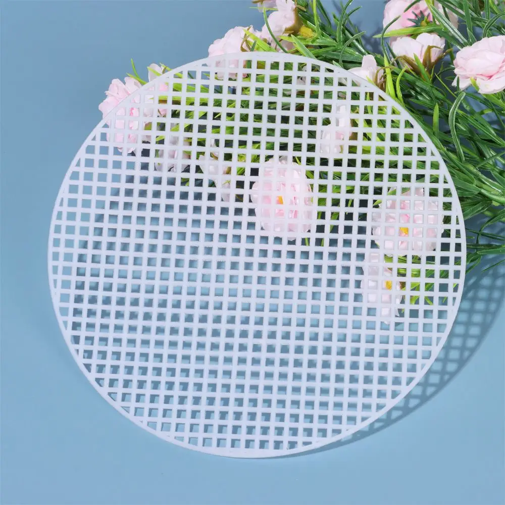 White Assistant Accessories for Weaving Bags Knitted Piece Grid Plate Woven Material