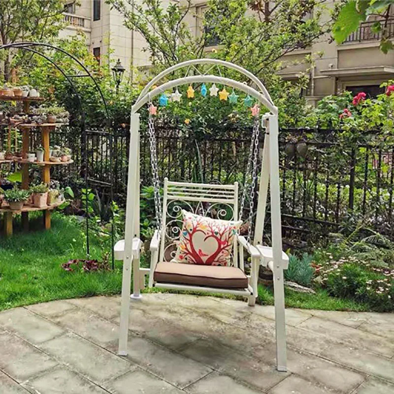 Swing Armchair Outdoor Swing Chairs Hanging Hammock Stand Garden Terrace Furniture Leisure Rocking Chair Camping Equipment