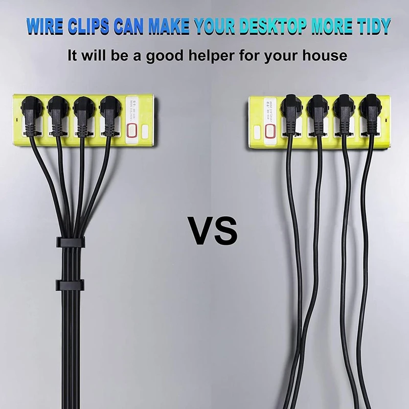 Cable Clips Adhesive Cable Organizer Cord Holder Durable Strong Wire Management for Car Office and Home 5/10 Pcs cable organizer cable clip