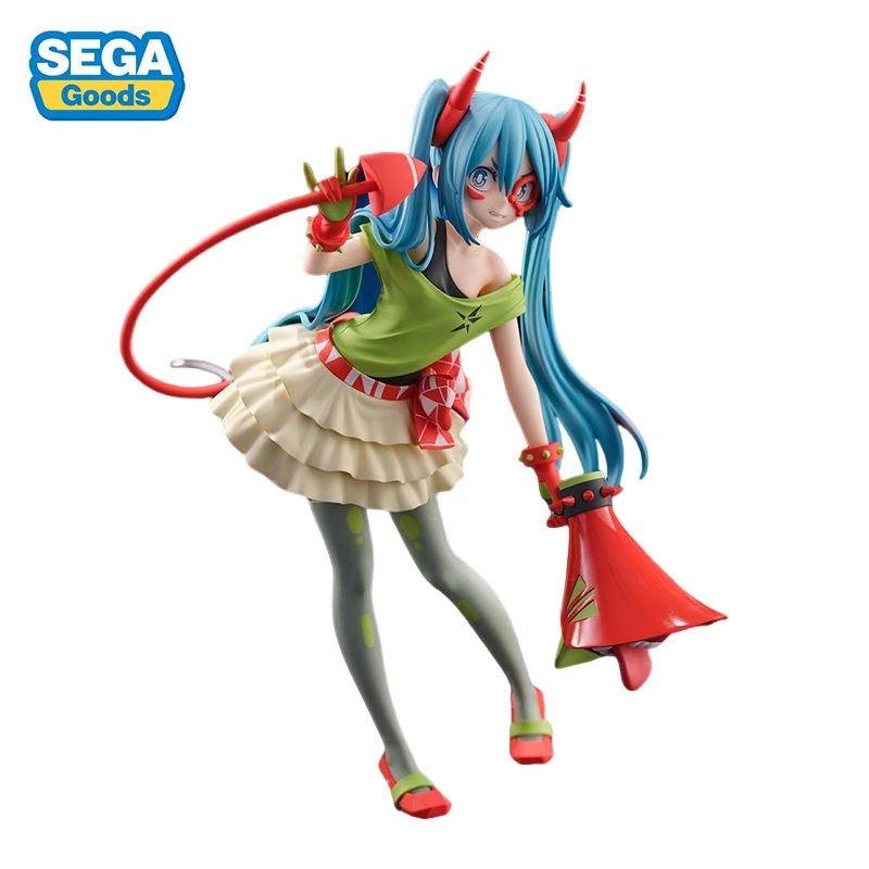 SEGA FZ (FIGURIZM) Hatsune Miku Project DIVA- X Hatsune Miku DE:MONSTAR T.R. PVC Anime Action Figures Model Collection Toy