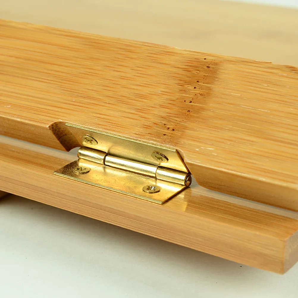 28x20cm 대나무 독서대 책꽂이 페이지 클립과 트레이 포함, 요리책, 악보용, 다각도 조절 가능, 휴대용