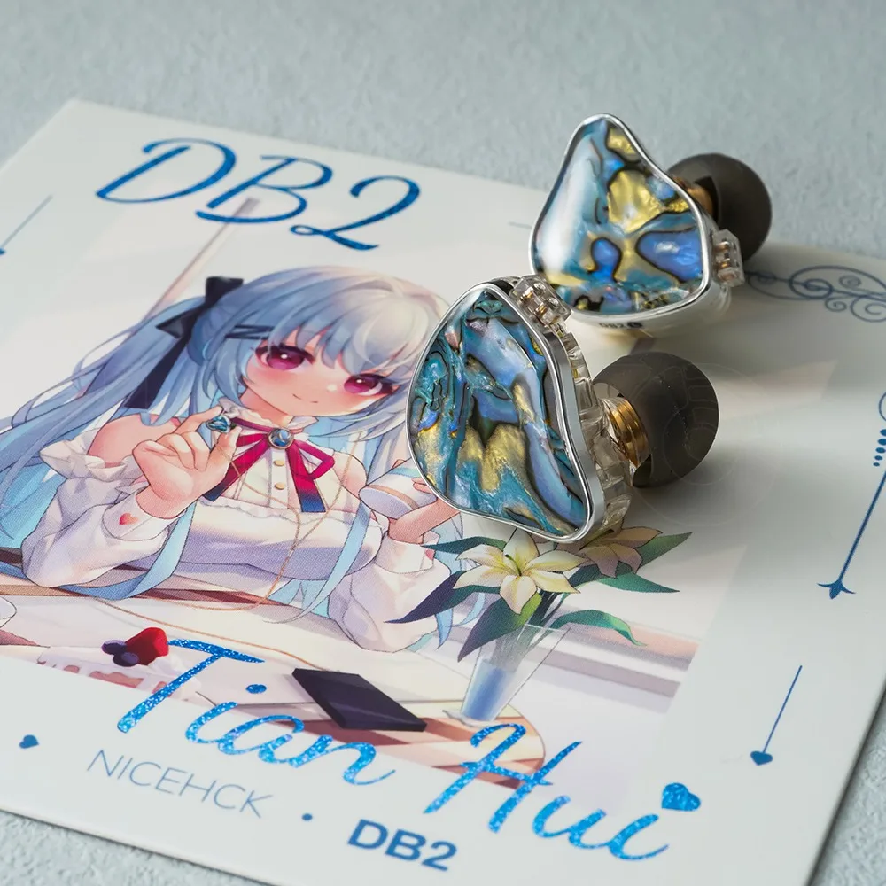 NiceHCK DB2 1DD + 1BA ̺긮 ̹  ̾  ̾, ũ , HiFi  ̾,  ̺긮  0.78, 2 