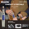 HILDA 18V Engraving Pen Mini Drill Rotary Tool With Grinding Accessories Set Multifunction Mini Engraving Pen Pet Nail Polish 3