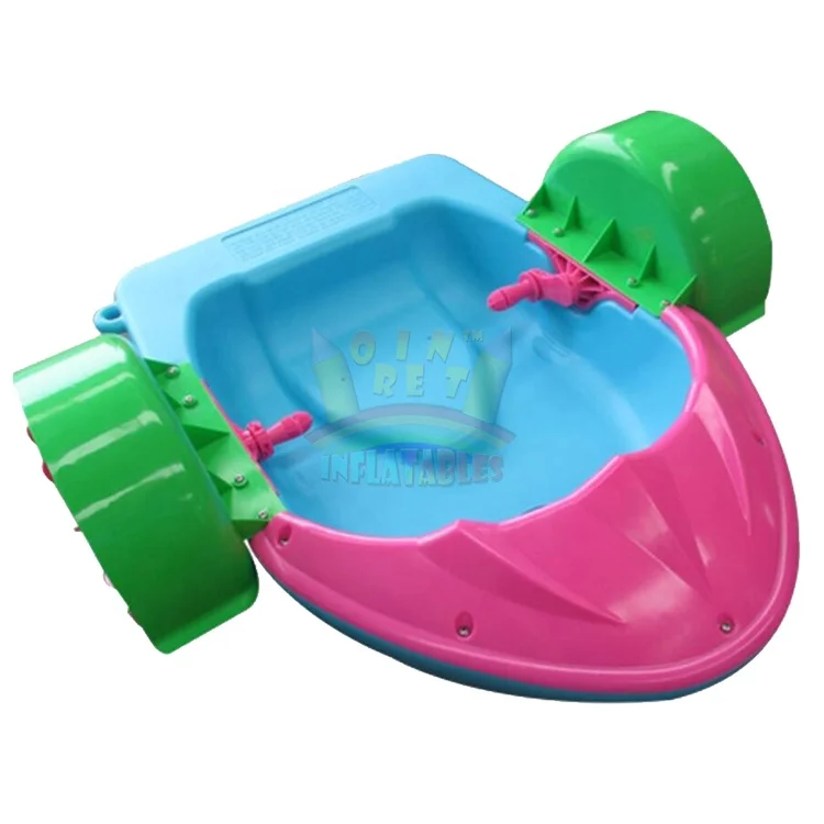 

Orient Inflatables Amusement Park water Bumper Boat Plastic Paddle Water Bumper Hand Rowing paddle Boat For pool play