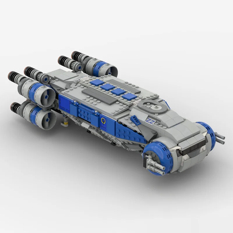 934PCS star battle Movie Resistance Intersystem Transport Ship model DIY creative ideas Child Toy Assembly Puzzle Gift MOC-75293