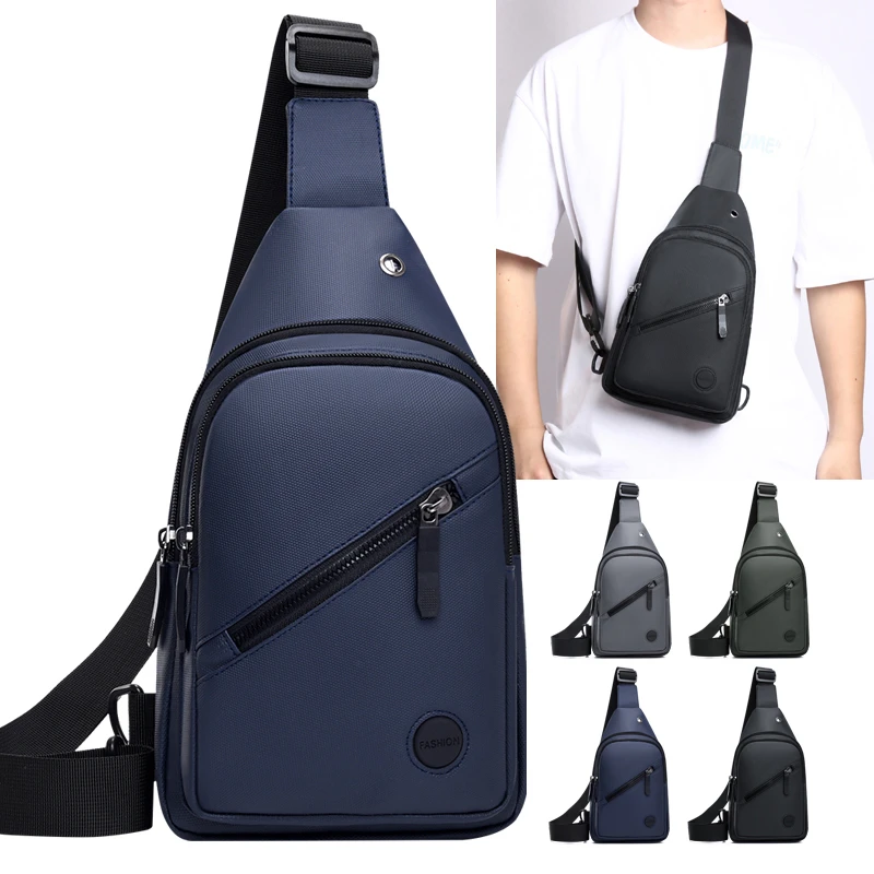 Men's Chest Bag - Suitable for outdoor sports, cycling, and daily commuting, adjustable shoulder bag, crossbody bag