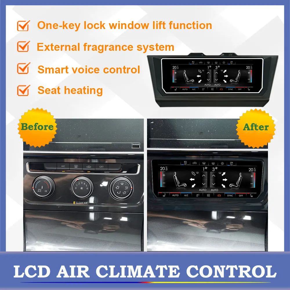 lcd touch screen ac panel air