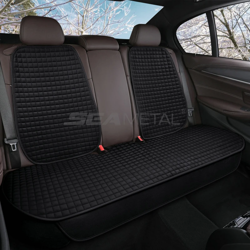 SEAMETAL Auto-warmer Sitzbezug für den Winter, verdicktes weiches  Plüsch-Sitzkissen, Auto-Schutzpolster, universell für SUV, Pick-up, LKW,  Limousine