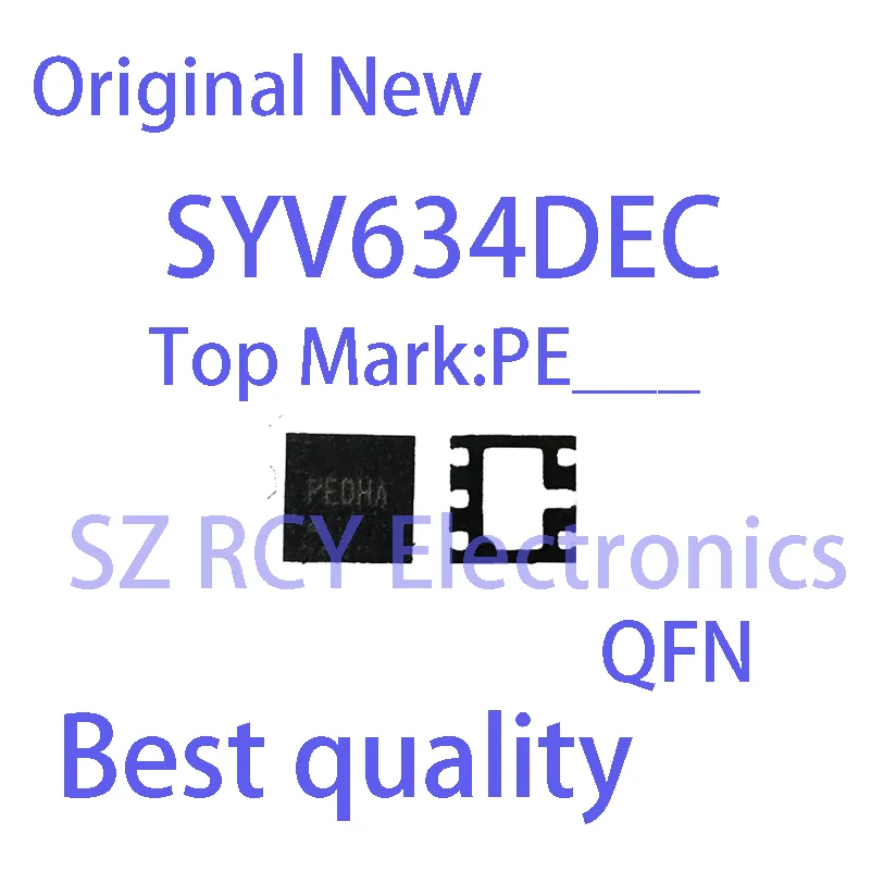 (5-10 PCS)NEW SYV634DEC SYV634 Top Mark PEXXX QFN Chipset