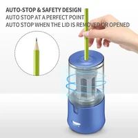 Tenwin Automatic Electric Pencil Sharpener For Colored Pen Mechanical Sharpen Supplies Office School Stationery Free Ship 2