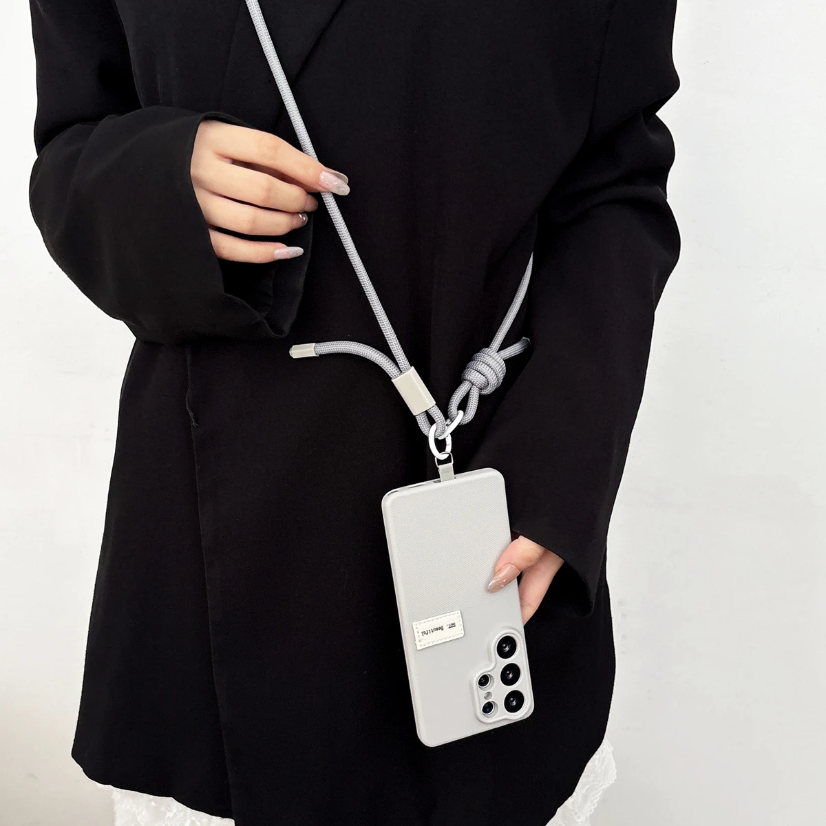 Polka Dot Silicone Necklace Lanyard Phone Case Cover