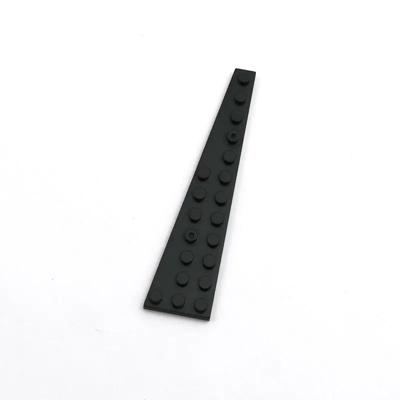 10-Piece Wedge Plate Set for DIY Creative Building Blocks and Kids' Puzzle Toys