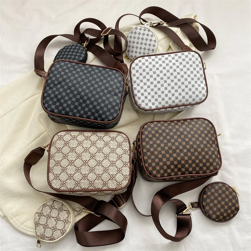 Vintage Pattern Crossbody Bags for Women Shoulder Shell Bag Trend