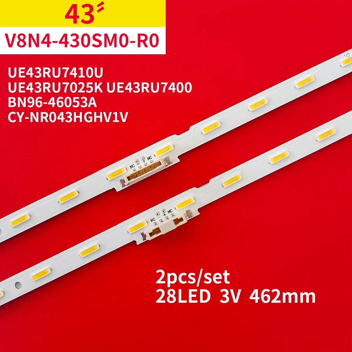 LED Backlight strip 28 lamp for 43