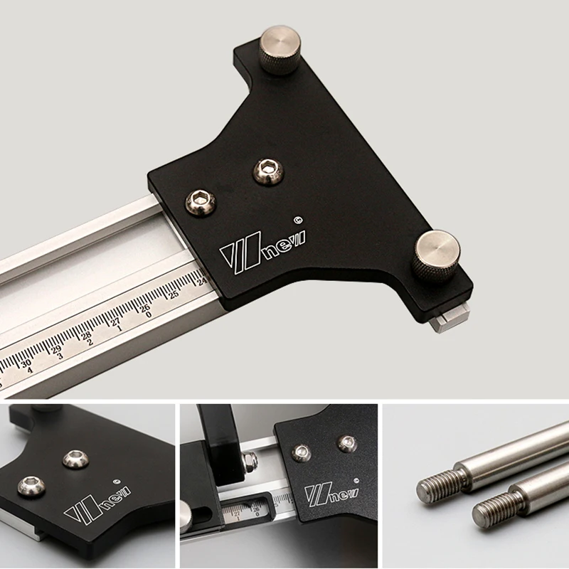 thumbnail image 2 of DYRABREST Woodworking Parallel Saw Track Guide System,Universal Aluminium Parallel Rail Guide Positioning Plate Track Saw Guide Rail Carpentry Tool 1200mm 2 of 14