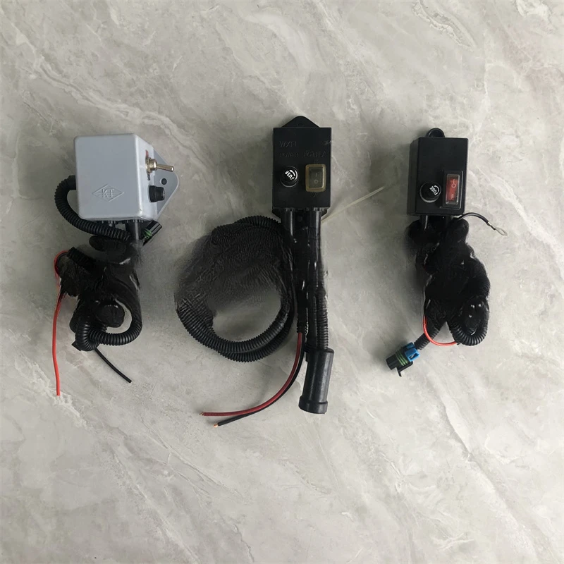 

Mixing truck junction box, hydraulic oil tank, radiator accessories, temperature control switch, induction plug relay, fan high