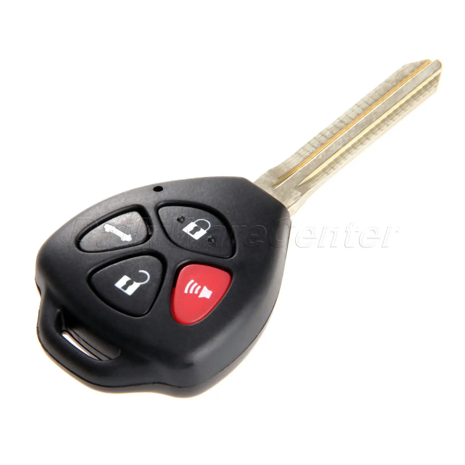 Mgoodoo 3+1 4 Buttons Remote Key Shell Case Replacement Fob For Toyota Camry Corolla Avalon RAV4 Yaris Venza Matrix Uncut Blade