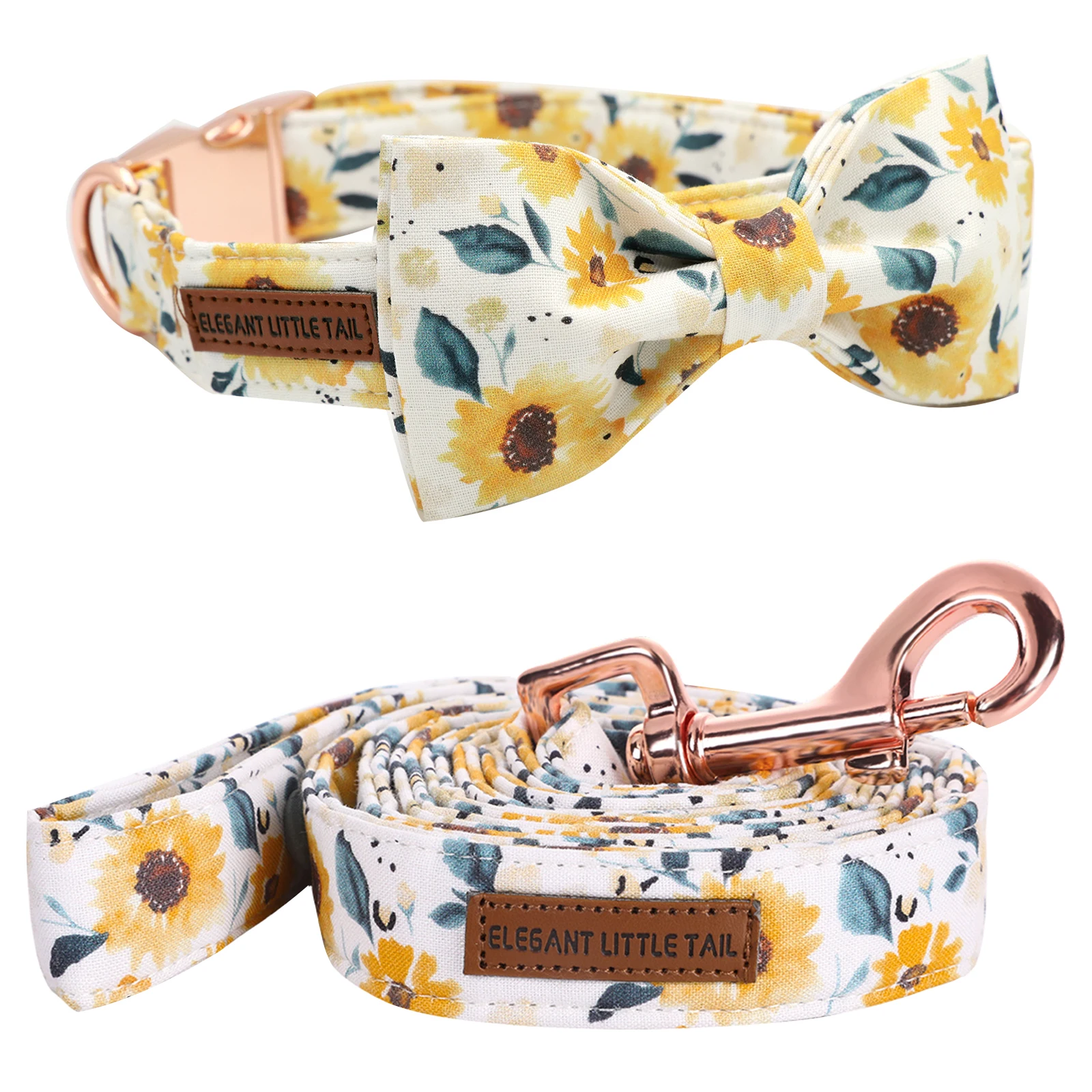 3 Packs Adjustable Dog Collars With Puppy Buckle, Patterned For Small Medium Large Dogs M