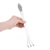 Bonsai Rake Stainless Steel Root Rake 3-Prong Loosen Soil Bonsai Tree Tools with Ergonomic Handle Rake Stainless Steel Root Rake 3