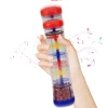 Baby Rain Stick Rainbow Hourglass Rain Music Instrument Toys Rattle Baby Educational Montessori Sensory Toy for Kids 6 12 Months 5