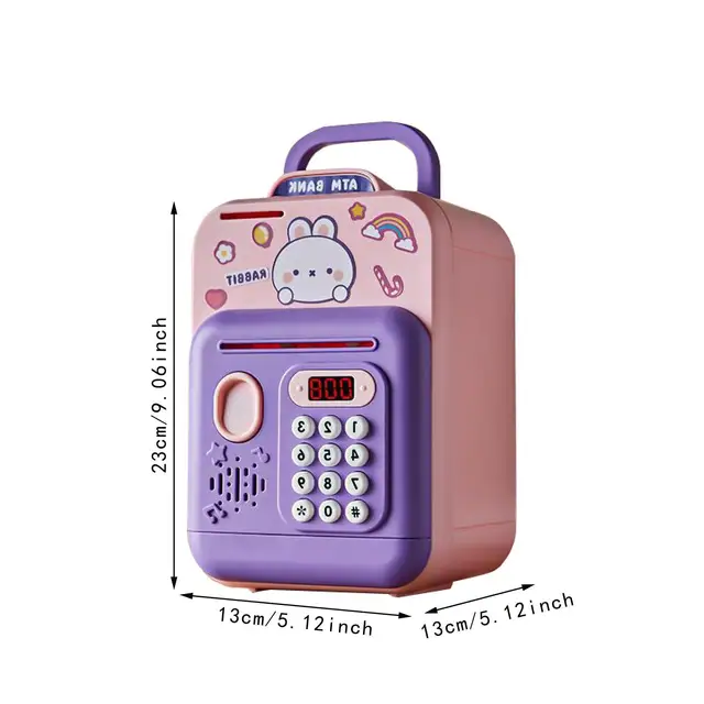 ATM Piggy Bank for Saving Box Educational Toy Digital Password Stylish Savings 6