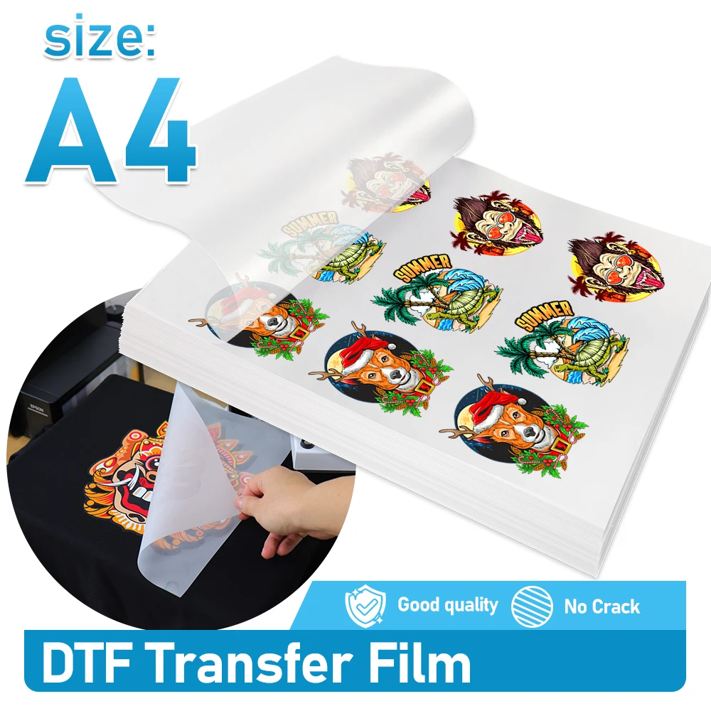 25/50/100PCS A4 DTF PET Film DTF Transfer Film DTF PET Heat