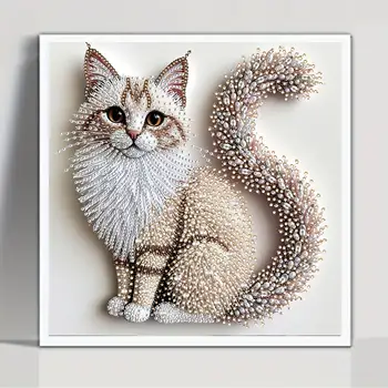 Fluffy Kitten Diamond Kit 1