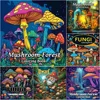 1pc Art Coloring Book 24Page Coloring Book Gift For Birthday Relieve Stress Kill Time Graffiti Painting Drawing Mushrooms Forest 1