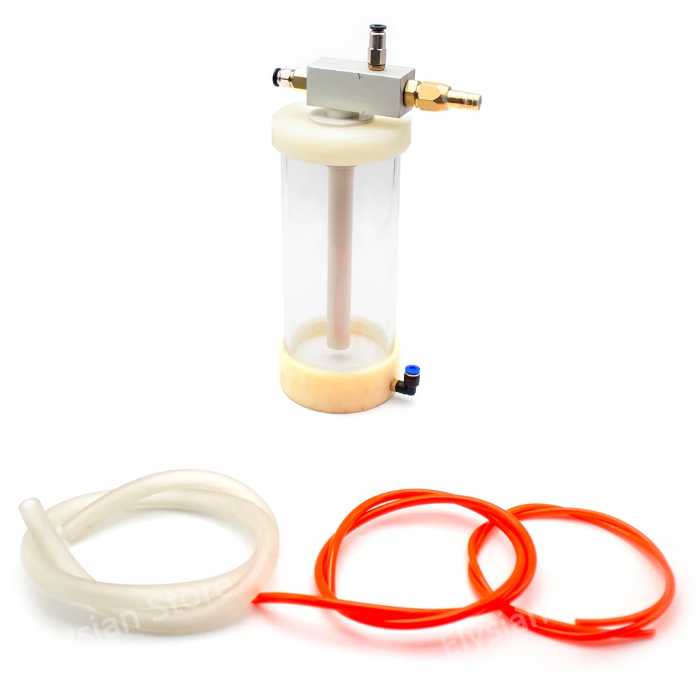 Industrial Electrostatic Powder Coating Hopper Experimental Small Cup Plexiglass with Fluidizing Plate and Pump