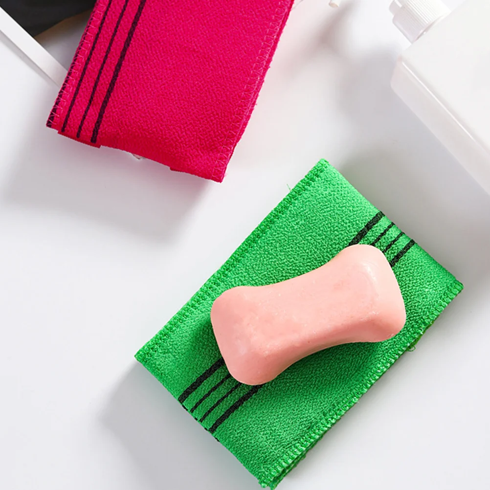 

Back Exfoliating Scrubber Shower Towel Reusable Bathing Cloth Body Cleaning Washing Scrubbing Towel Bath Accessory Random Color